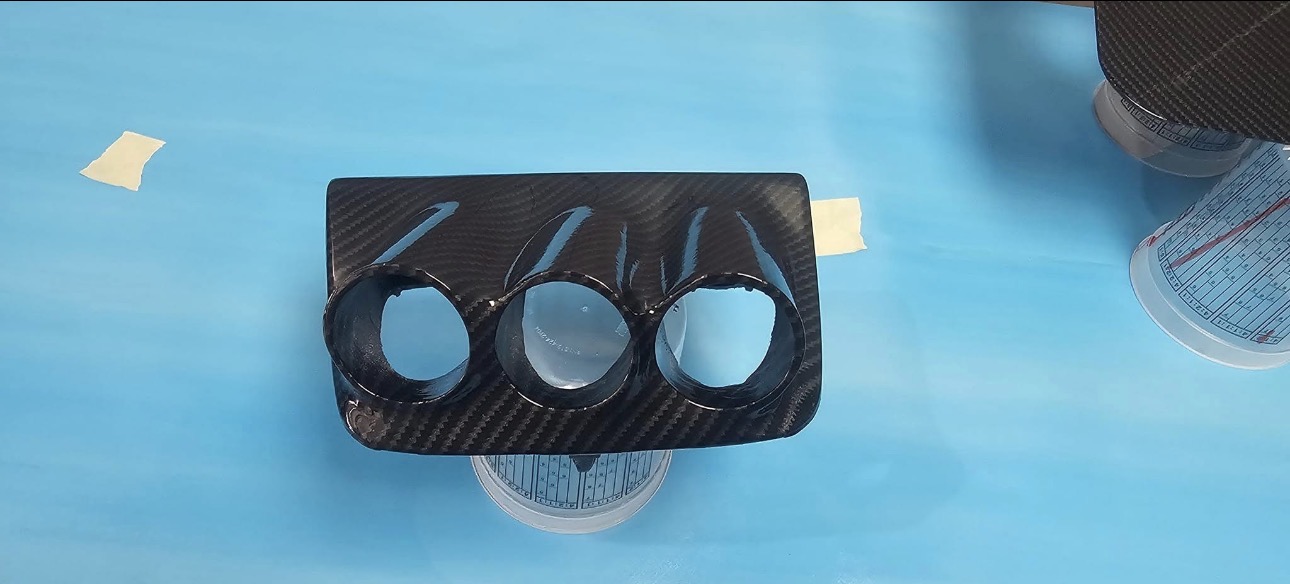 Triple Gauge Pod · Carbon Fiber