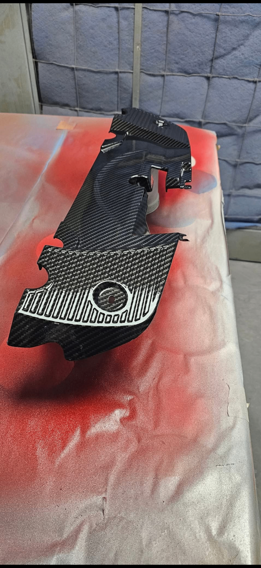 Engine Cover · Carbon Fiber