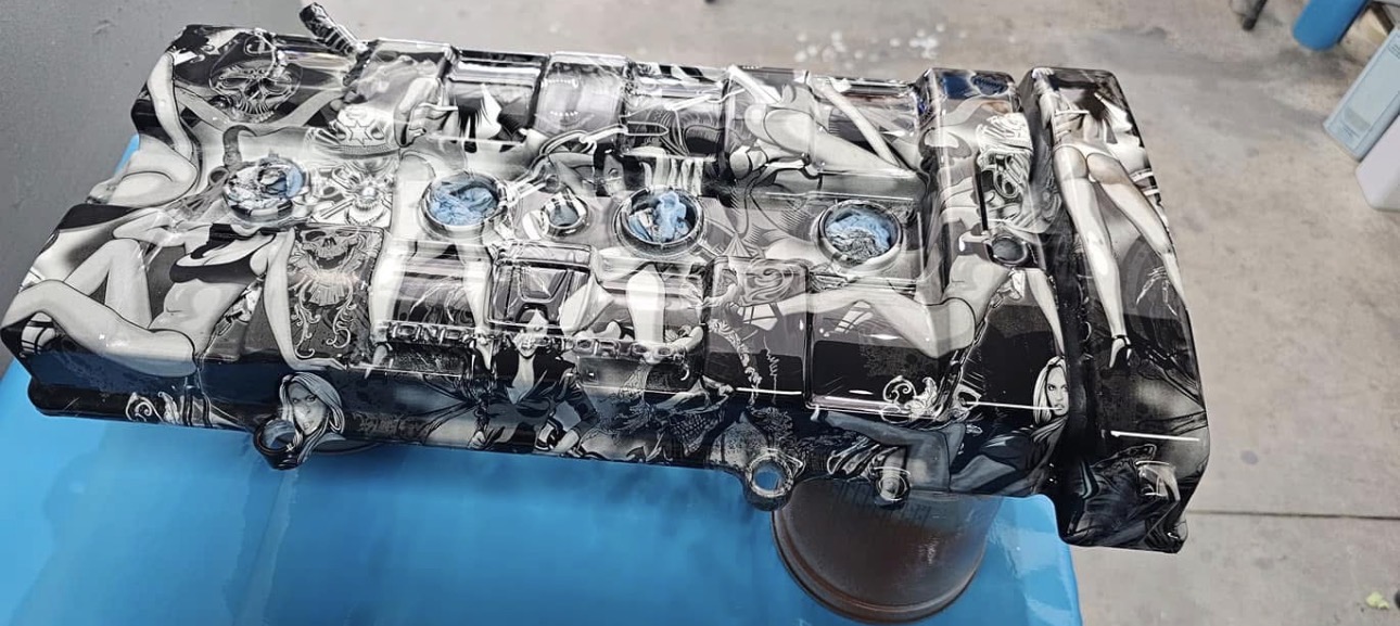 Valve Cover · Pinup Collage