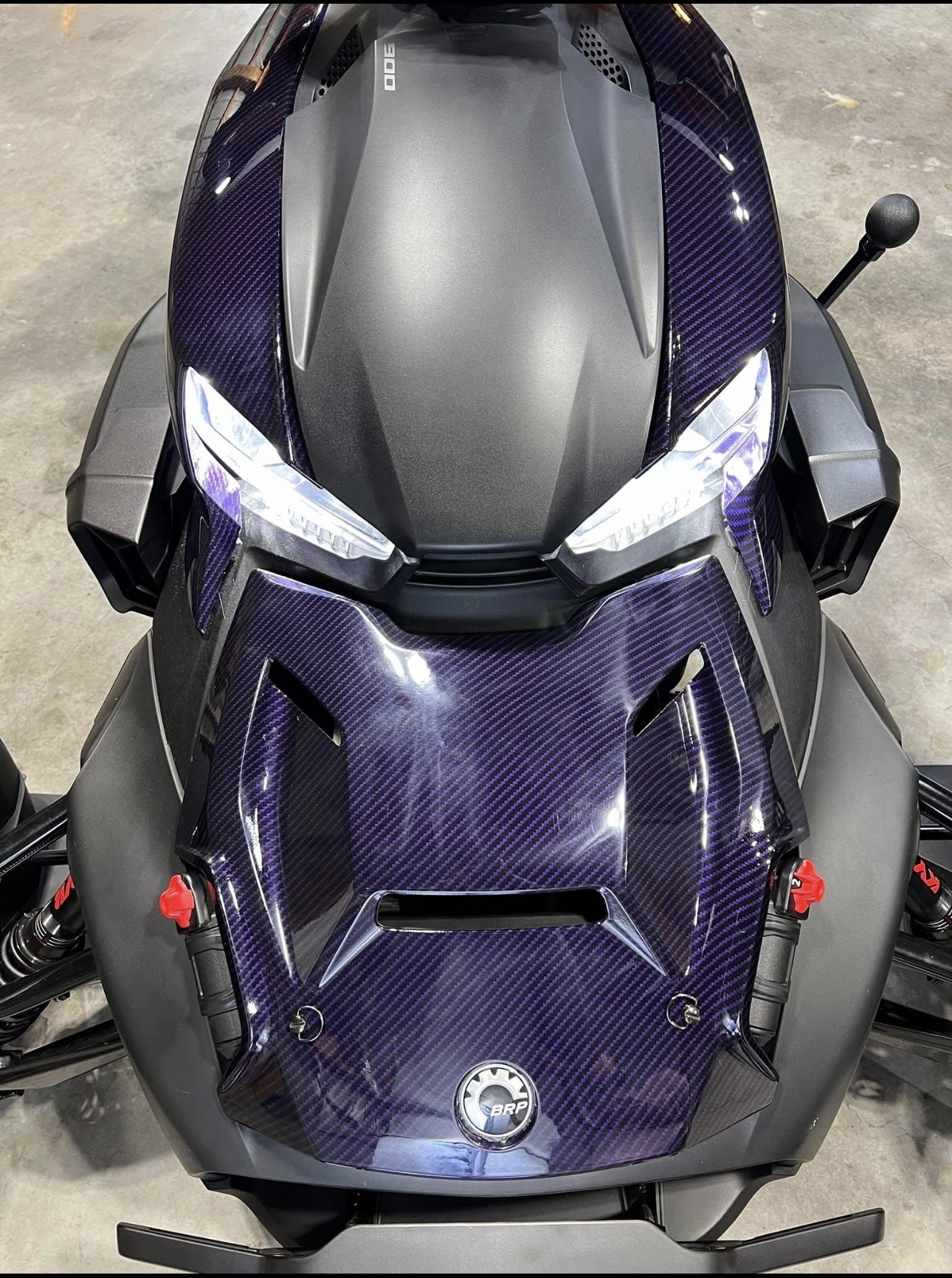 Can-Am Spyder · Purple Carbon Fiber