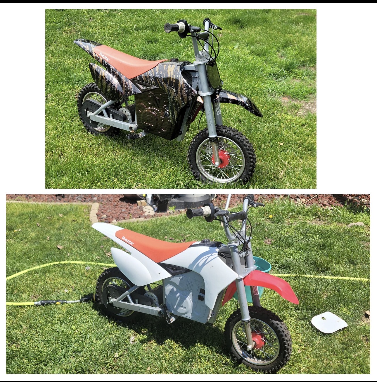 Razor Dirt Bike · Tiger Splash Restore